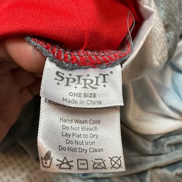 Spirit Costume One Size Unisex Shark Jumpsuit Hooded Bodysuit Jogger Outfit - Picture 11 of 15